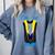 PhD Hood Graduation Shirt Doctorate Degree Doctoral Comfort Colors Sweatshirt Blue Jean