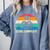 PhD Level Complete Graduation Doctorate In Philosophy Comfort Colors Sweatshirt Blue Jean