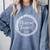 Physical Therapist Est 2018 Shirt Therapy Graduation Comfort Colors Sweatshirt Blue Jean