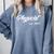 Physicist Graduation New Physicist Comfort Colors Sweatshirt Blue Jean