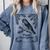 Please Chew Quieter Introvert Nature Bird Lover Comfort Colors Sweatshirt Blue Jean