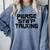 Please Stop Talking Sarcastic Introvert Humor Comfort Colors Sweatshirt Blue Jean