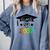 Pre-K -12th Grade Hand Prints Space Graduation Class Of 2037 Comfort Colors Sweatshirt Blue Jean