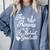 Pre-School Graduation For Girls Comfort Colors Sweatshirt Blue Jean