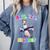 Preschool Graduate Shirt ABC 123 Mic Drop Llama Graduation Comfort Colors Sweatshirt Blue Jean