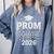 Prom Squad 2026 Graduation Friends Comfort Colors Sweatshirt Blue Jean