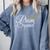 Prom Squad School Graduation Party 2025 Friends Matching Comfort Colors Sweatshirt Blue Jean