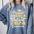 Proud Abuela Of 2024 College Graduate Family 24 Graduation Comfort Colors Sweatshirt Blue Jean