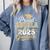 Proud Abuela Of a Class Of 2025 Graduate Senior Graduation Comfort Colors Sweatshirt Blue Jean