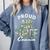 Proud Air Force Cousin Deployment Homecoming Graduation Comfort Colors Sweatshirt Blue Jean