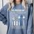 Proud Air Force Husband US Air Force Graduation Husband Comfort Colors Sweatshirt Blue Jean