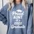 Proud Aunt Of a 2022 Graduate Class Of 2022 Graduation Comfort Colors Sweatshirt Blue Jean