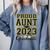 Proud Aunt Of A 2023 Graduate Family Matching Graduation Comfort Colors Sweatshirt Blue Jean