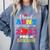 Proud Aunt Of 2023 Pre-K Graduate Senior Graduation Matching Comfort Colors Sweatshirt Blue Jean