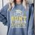 Proud Aunt Of 2024 College Graduate Family 24 Graduation Comfort Colors Sweatshirt Blue Jean