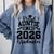 Proud Auntie Of Two 2026 Graduates Graduation Comfort Colors Sweatshirt Blue Jean