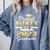 Proud Aunty Of 2023 Class MBA Graduate Family Graduation Comfort Colors Sweatshirt Blue Jean