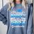 Proud Aunty Of 2024 College Graduate Family 24 Graduation Comfort Colors Sweatshirt Blue Jean