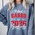 Proud Babbo Of a Class Of 2026 Graduate For Graduation Comfort Colors Sweatshirt Blue Jean
