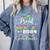 Proud Bff Of PreK School Graduate 2024 Graduation Bff Premium Comfort Colors Sweatshirt Blue Jean