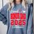 Proud Bonus Dad Of a Class Of 2025 Graduate Graduation Comfort Colors Sweatshirt Blue Jean