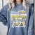 Proud Bonus Mom Of a Class Of 2026 Graduate Graduation 2026 Comfort Colors Sweatshirt Blue Jean