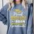 Proud Bonus Mom Of Pre School Graduate 2024 Graduation Bonus Comfort Colors Sweatshirt Blue Jean