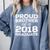 Proud Brother Of A 2018 Graduate Class Graduation Comfort Colors Sweatshirt Blue Jean