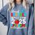 Proud Brother Of a 2025 Preschool Graduate Graduation Comfort Colors Sweatshirt Blue Jean