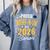 Proud Brother-In-Law Of A Class 2026 Senior Graduation 2026 Comfort Colors Sweatshirt Blue Jean