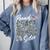 Proud Coast Guard Sister US Coast Guard Graduation Sister Comfort Colors Sweatshirt Blue Jean