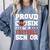 Proud Cousin Of a Football Senior 2026 Graduation Gifts Comfort Colors Sweatshirt Blue Jean