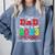 Proud Dad Of A 2023 5th Grade Graduate Graduation Family Comfort Colors Sweatshirt Blue Jean