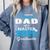 Proud Dad Of 2023 Class Master Graduate Family Graduation Comfort Colors Sweatshirt Blue Jean