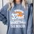 Proud Dad Of A 2025 Senior Basketball Graduation Comfort Colors Sweatshirt Blue Jean