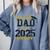 Proud Dad Of a 2025 Senior Graduation Comfort Colors Sweatshirt Blue Jean