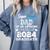 Proud DAD Of A 5th Grade Graduate 2024 Elementary Graduation Comfort Colors Sweatshirt Blue Jean