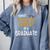 Proud Dad Of A Class Of 2021 Graduate Graduation Comfort Colors Sweatshirt Blue Jean