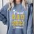 Proud Dad Of a Class Of 2021 Graduate Graduation Senior 2021 Comfort Colors Sweatshirt Blue Jean