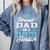 Proud Dad Of a Class Of 2021 Senior Graduate Graduation Comfort Colors Sweatshirt Blue Jean
