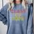 Proud Dad Of A Class Of 2026 Graduate Senior Graduation Comfort Colors Sweatshirt Blue Jean