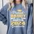 Proud Daddy Of 2024 Class Master Graduate Family Graduation Comfort Colors Sweatshirt Blue Jean