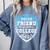 Proud Friend Of a 2018 College Grad Graduation Comfort Colors Sweatshirt Blue Jean