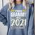 Proud Grammy Of A 2021 Graduate Graduation Clothes MBA PhD Comfort Colors Sweatshirt Blue Jean