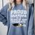 Proud Grandfather Graduation Grandpa Of Grad 2018 Shirt Comfort Colors Sweatshirt Blue Jean