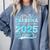 Proud Grandma Of a 2025 Senior Graduate Graduation Premium Comfort Colors Sweatshirt Blue Jean
