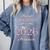 Proud Grandma Of A 2026 Senior Graduate Graduation Comfort Colors Sweatshirt Blue Jean