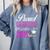 Proud GRANDMA Of A Class 2019 Senior Graduation Comfort Colors Sweatshirt Blue Jean