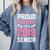 Proud Grandma Of A Class 2019 Senior T Shirt Graduation Comfort Colors Sweatshirt Blue Jean