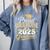 Proud Grandpa Of a Class Of 2025 Graduate Senior Graduation Premium Comfort Colors Sweatshirt Blue Jean